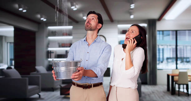 Water damage restoration process in White Castle, LA